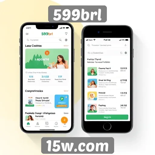 Navegação mobile no 599brl é eficaz